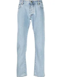 MOORER Pavel-DC113 Straight-Leg-Jeans Blau