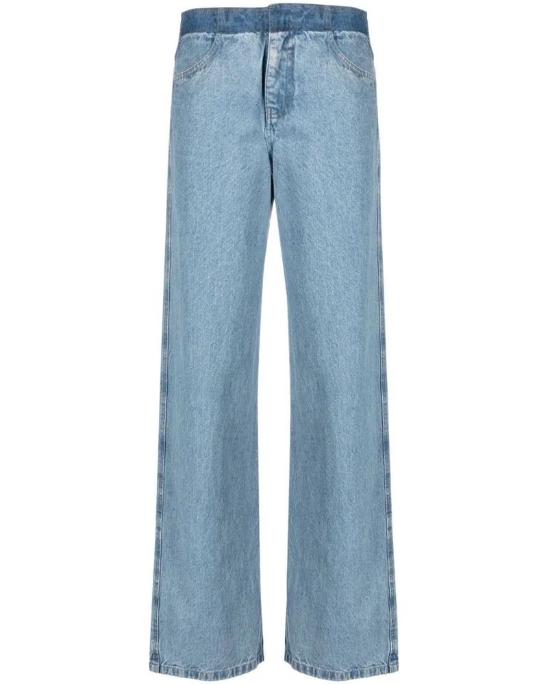 Christopher Esber Jeans mit geradem Bein Blau