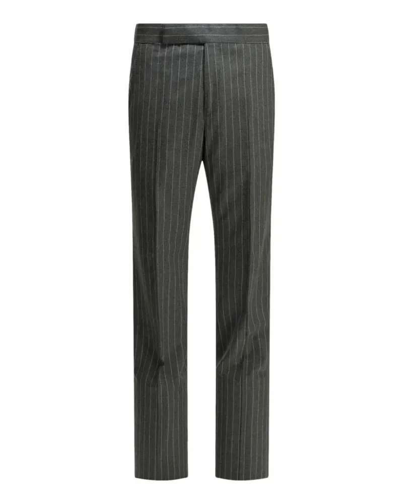 Tom Ford pinstripe-pattern wool trousers - Grau Grau