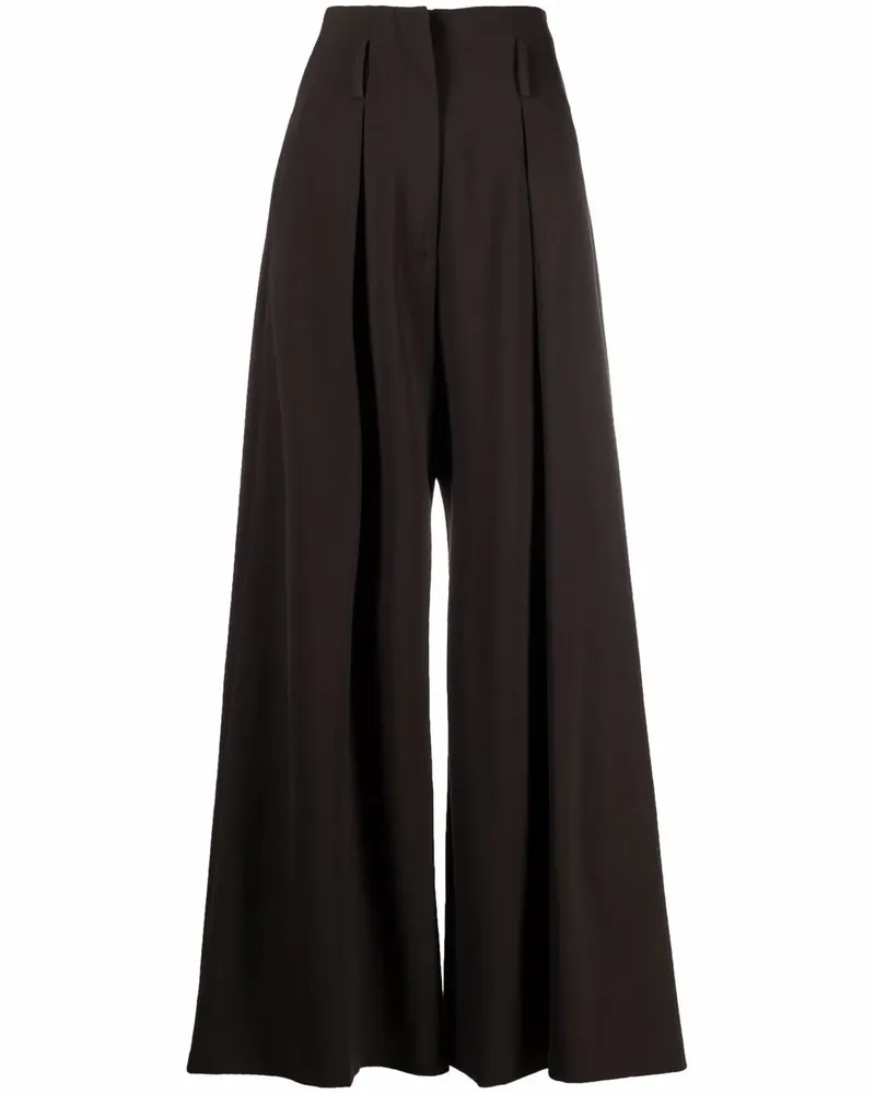 Alberto Biani Klassische Palazzohose - Braun Braun