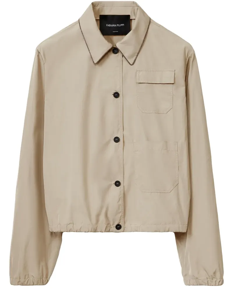 Fabiana Filippi Jacke mit Knopfleiste - Nude Nude