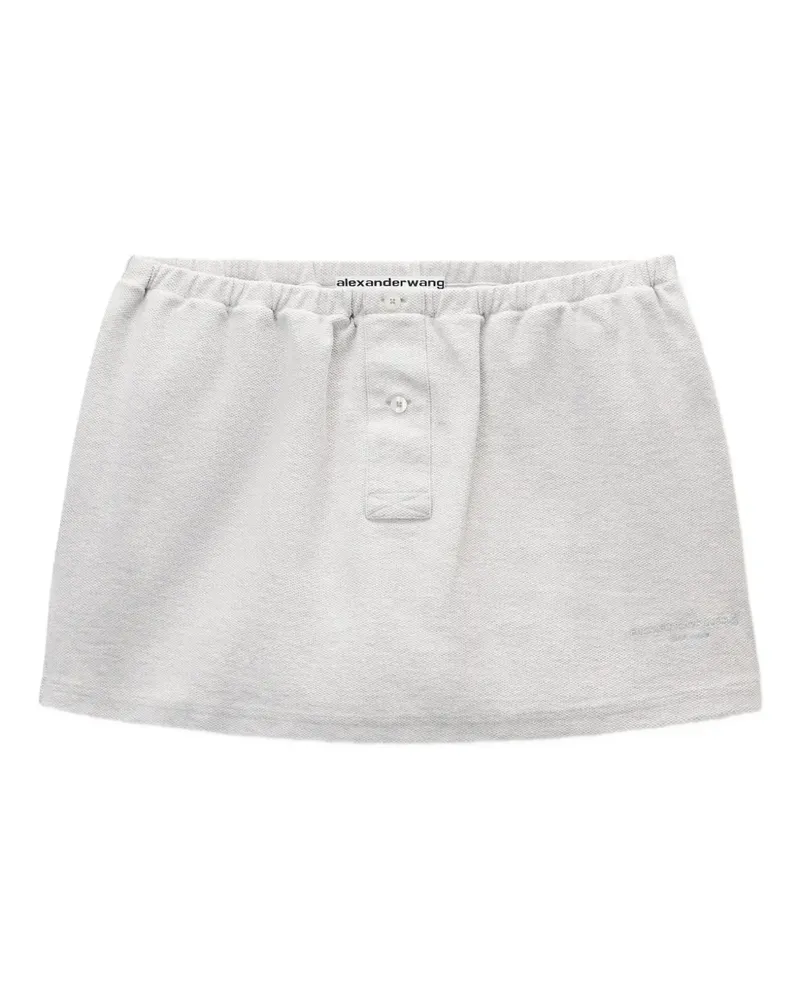Alexander Wang Minirock mit Knopfleiste - Grau Grau