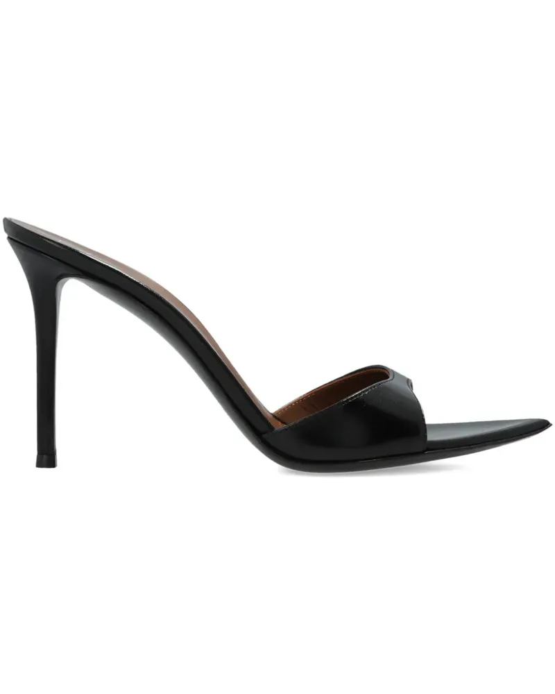 Giuseppe Zanotti Intriigo Sandalen mit spitzer Kappe 90mm - Schwarz Schwarz