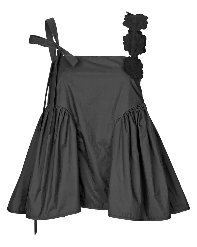 Cecilie Bahnsen Onyx Oberteil - Schwarz Schwarz