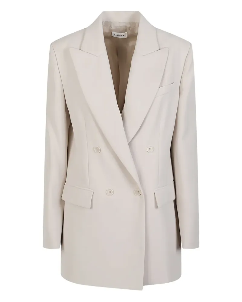 P.A.R.O.S.H. P.A.R.O H. double-breasted blazer - Nude Nude