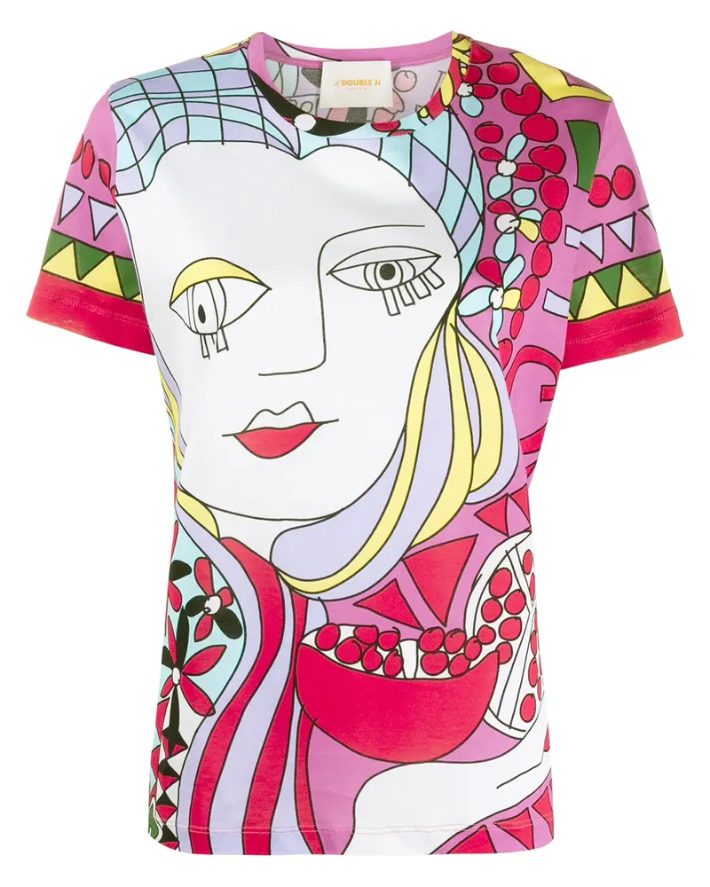 La DoubleJ Total Goddess' T-Shirt - Rosa Rosa