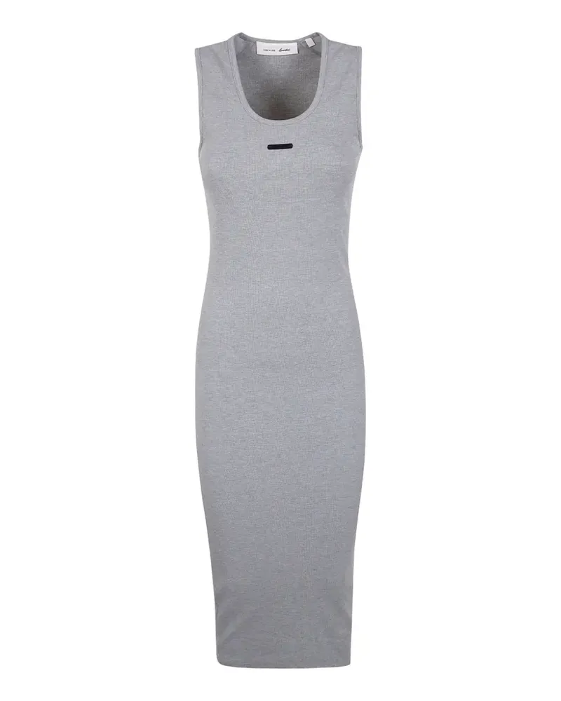 Fear of God ribbed-knit maxi dress - Grau Grau