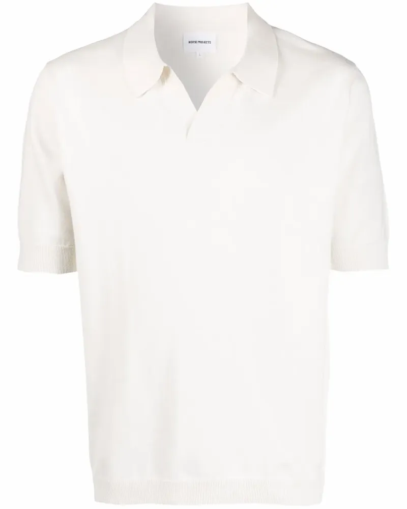 Norse Projects spread-collar polo shirt - Weiß Weiß