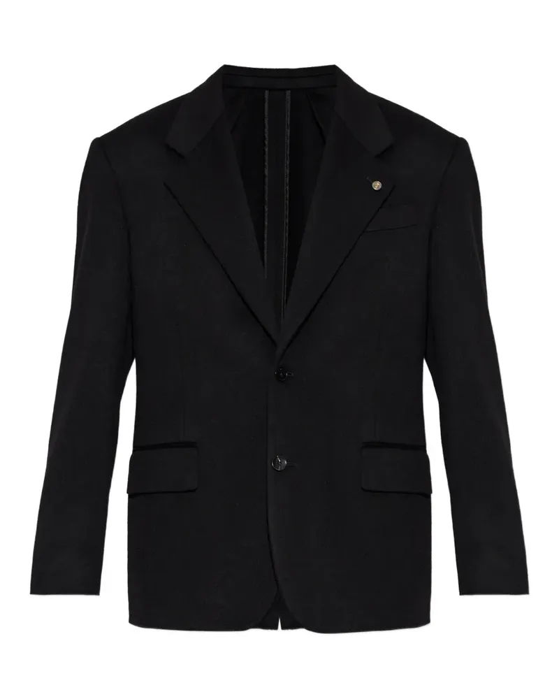Versace Medusa-plaque single-breasted blazer - Schwarz Schwarz