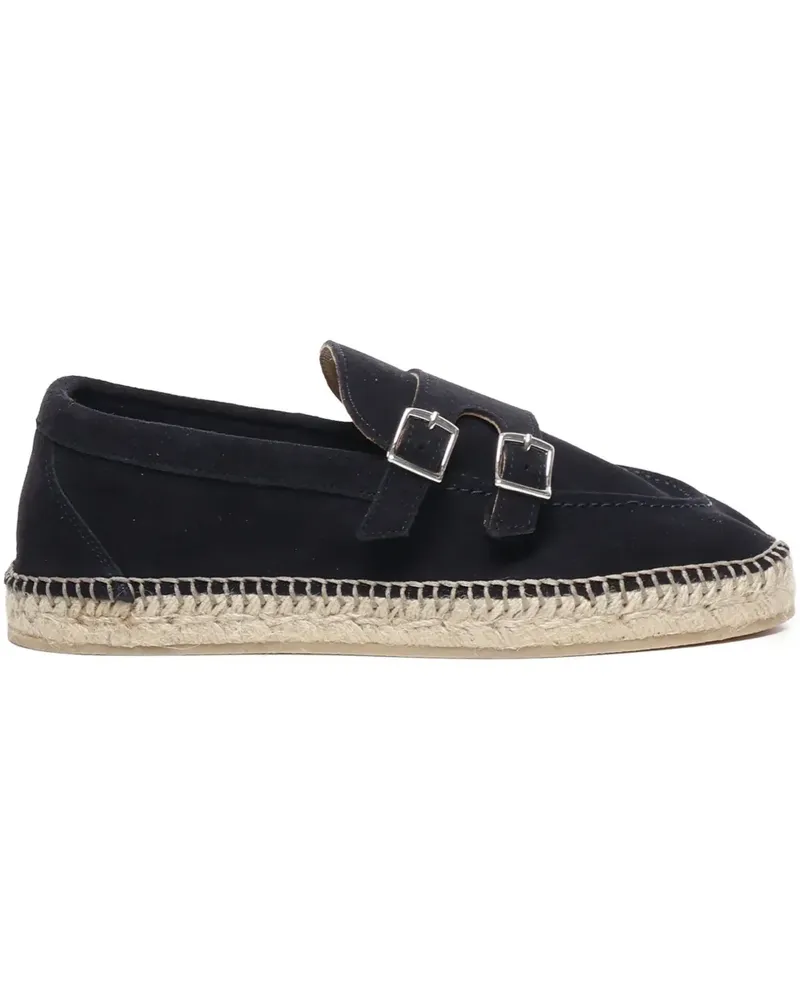 Eleventy Espadrilles aus Wildleder - Blau Blau