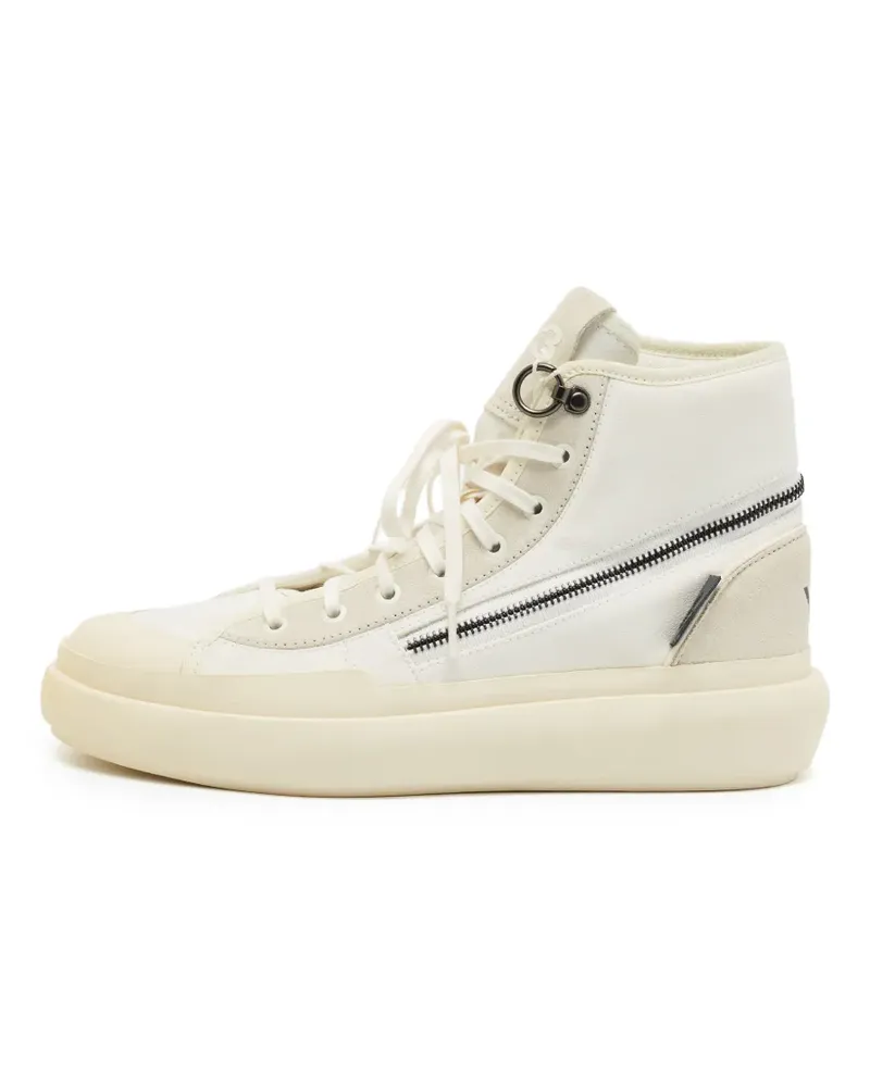 Y-3 Ajatu Court High-Top-Sneakers - Weiß Weiß