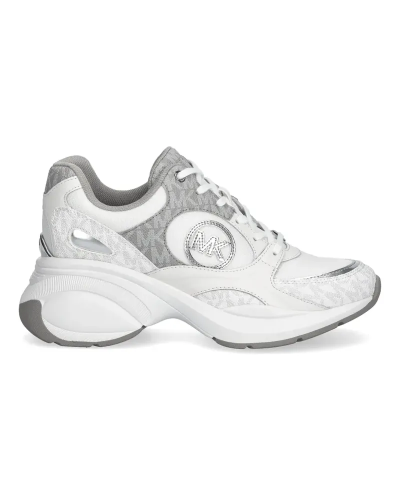 Michael Kors Zuma Sneakers mit Logo - Weiß Weiß