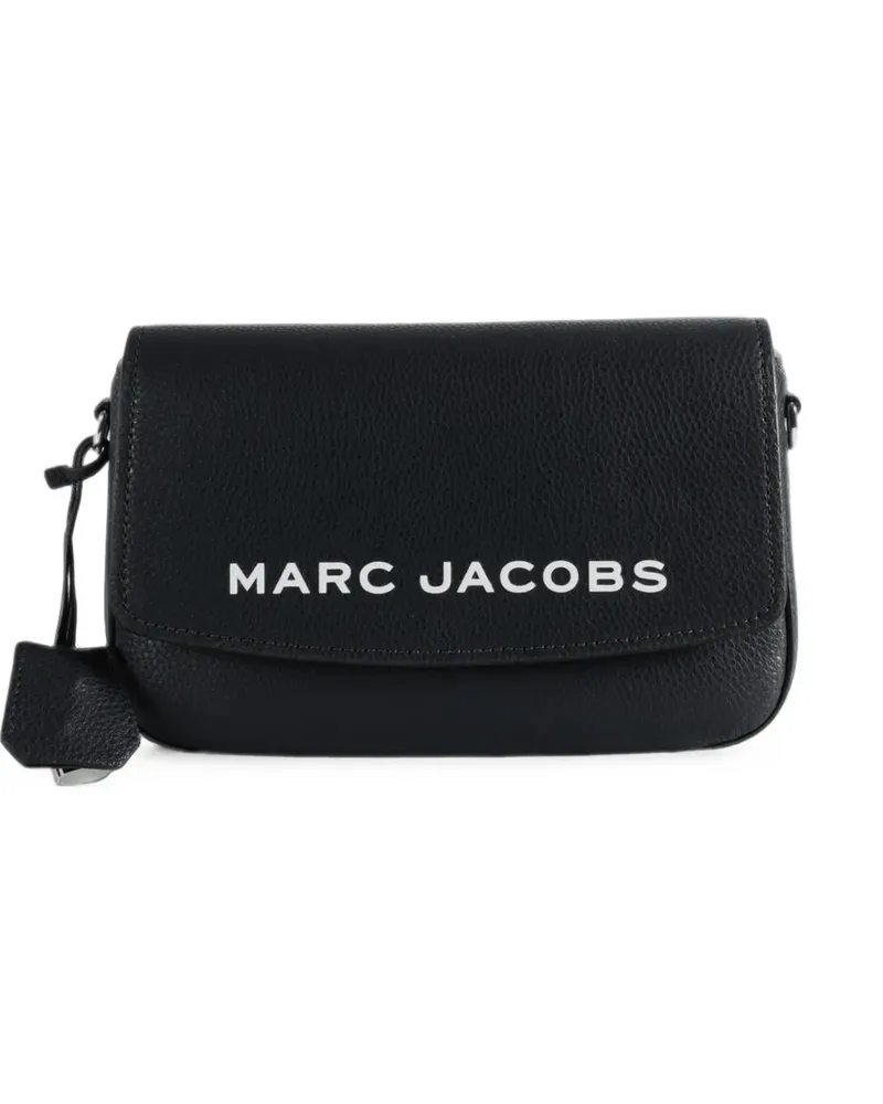Marc Jacobs Strukturierte Schultertasche mit Logo-Print - Schwarz Schwarz