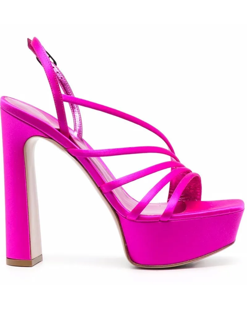 Le Silla Sandalen mit Plateau - Rosa Rosa