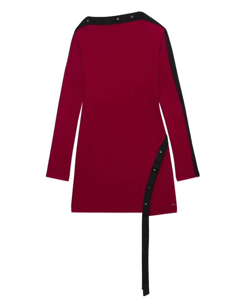 GCDS Kleid mit Zierknöpfen - Rot Rot