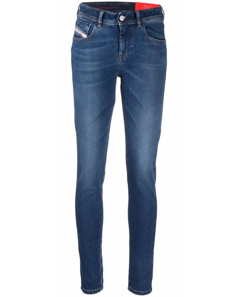 Diesel Slandy Skinny-Jeans - Blau Blau