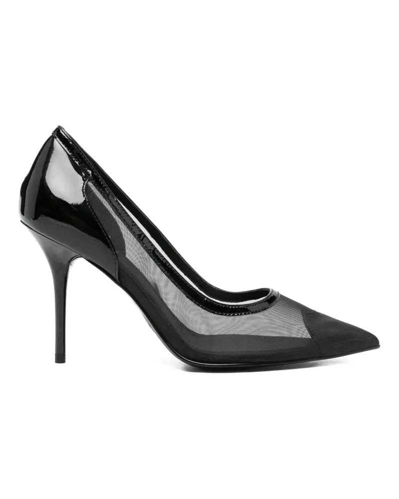 Moschino pointed pumps - Schwarz Schwarz