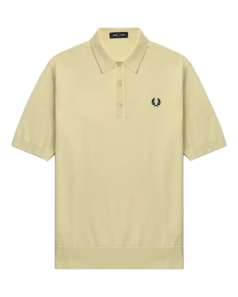 Fred Perry Poloshirt mit kurzen Ärmeln - Gelb Gelb