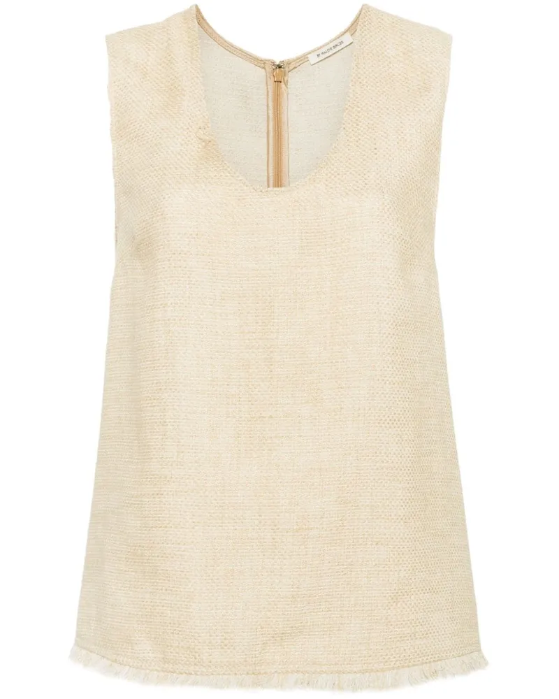 By Malene Birger Debbia Tanktop mit Fransensaum - Nude Nude
