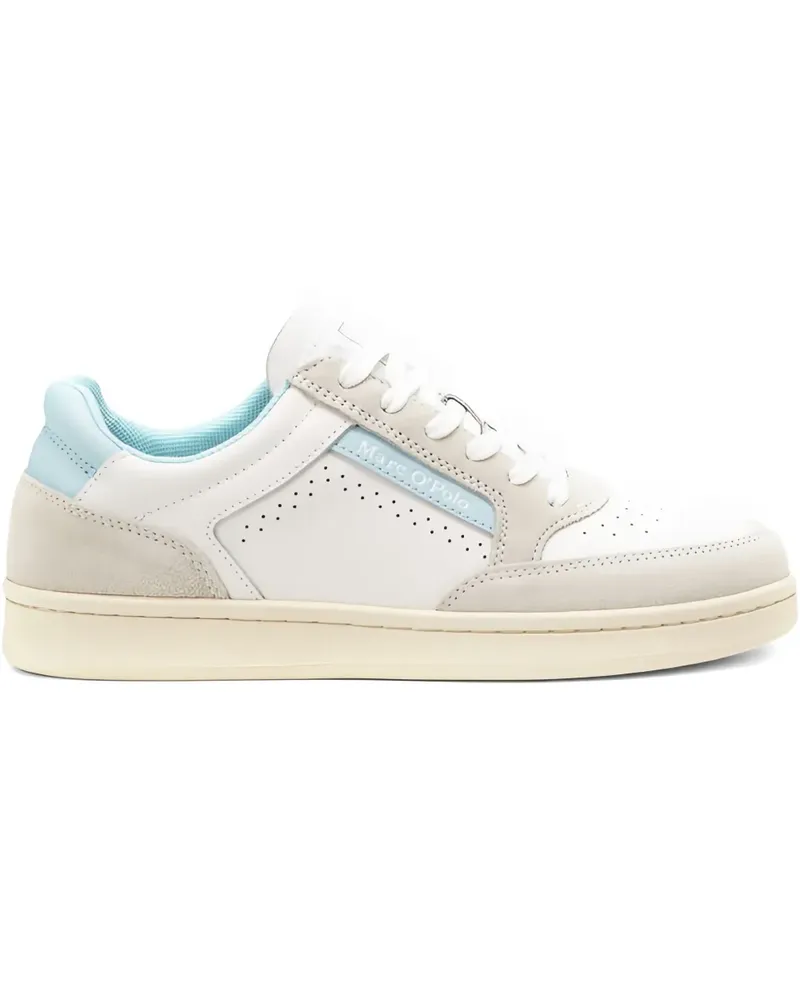 Marc O'Polo Perforierte Violeta Sneakers - Weiß Weiß