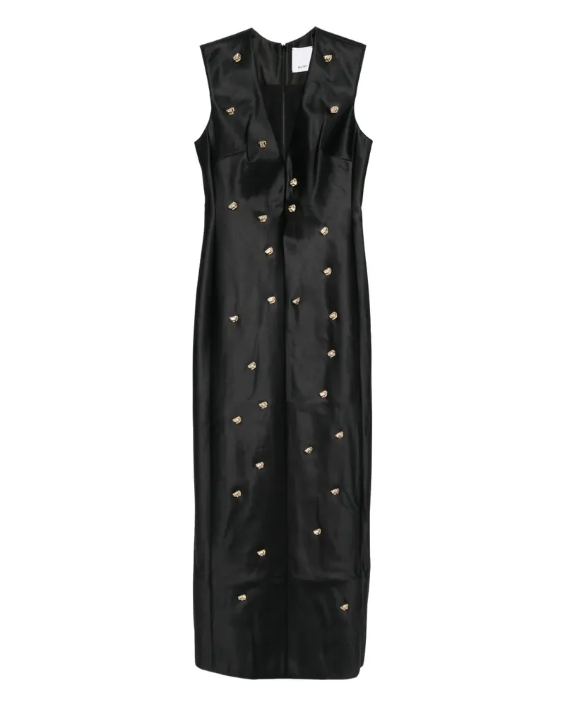 Acler Pattison Maxikleid - Schwarz Schwarz