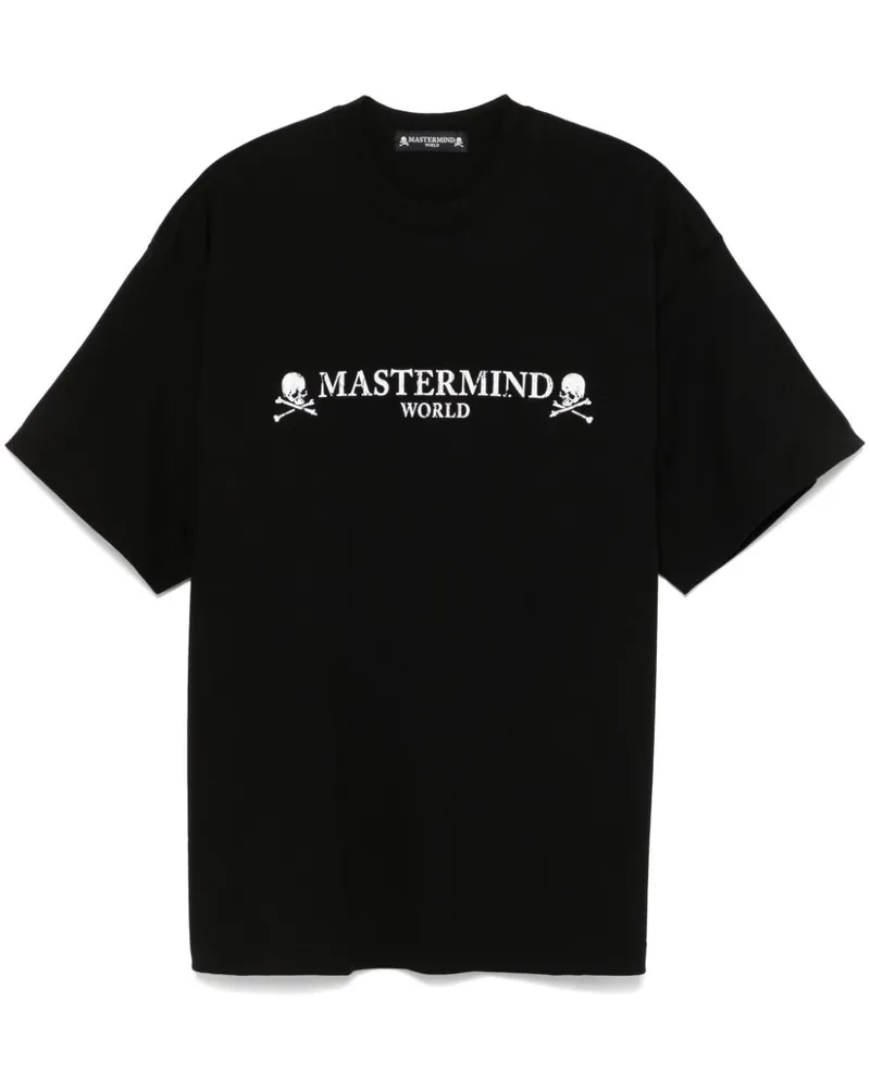 Mastermind World T-Shirt mit Logo-Print Schwarz