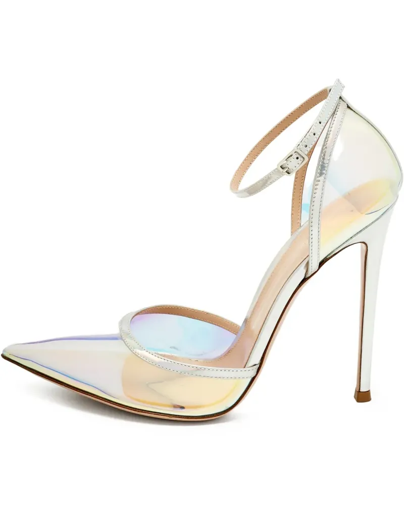 Gianvito Rossi Pumps mit Knöchelband - Silber Silber