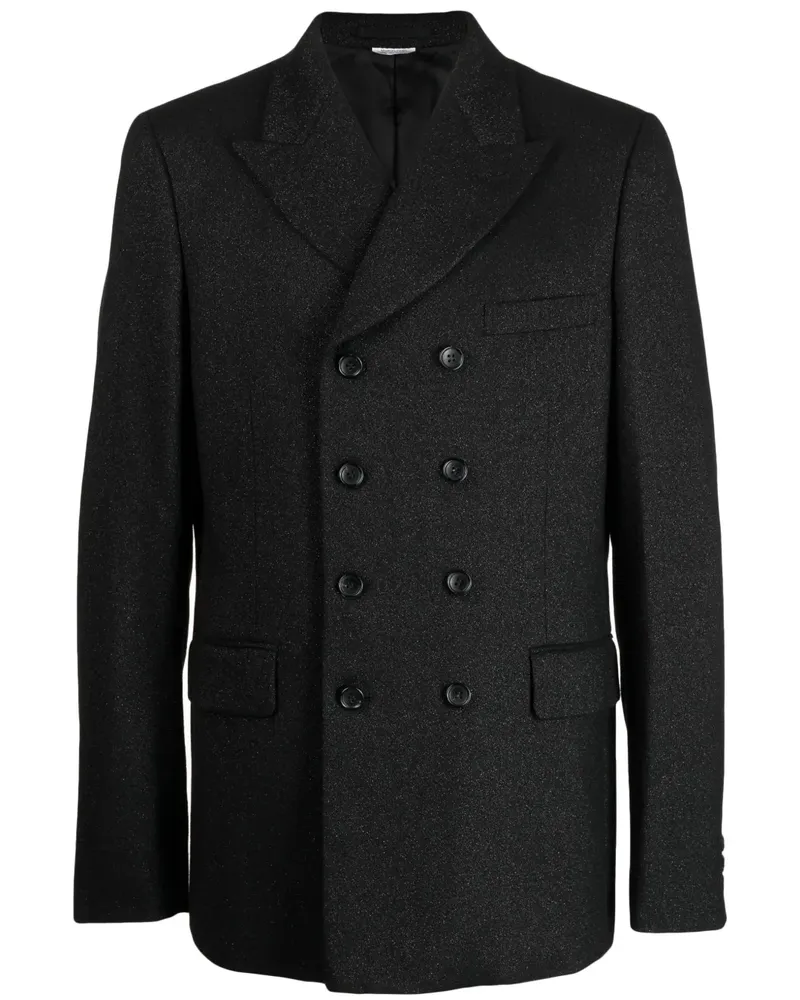 Comme des Garçons Strukturiertes Sakko - Schwarz Schwarz