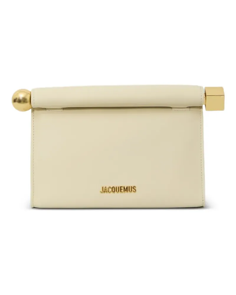 Jacquemus The Rond Carré clutch bag - Nude Nude