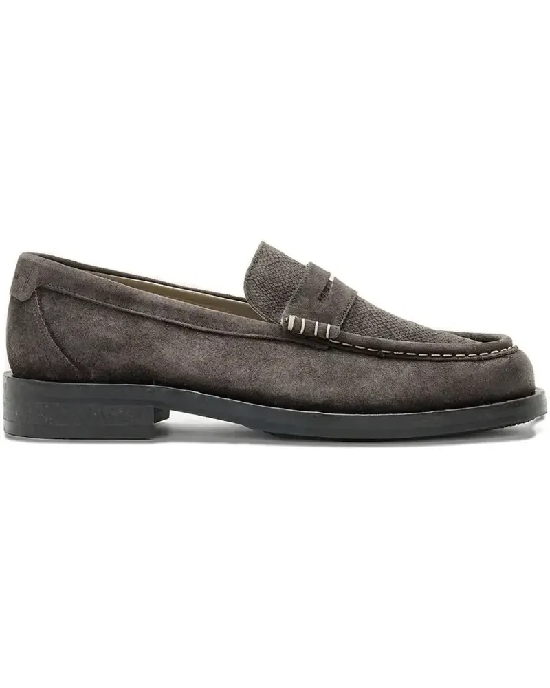 AllSaints Bloom penny loafers - Grau Grau