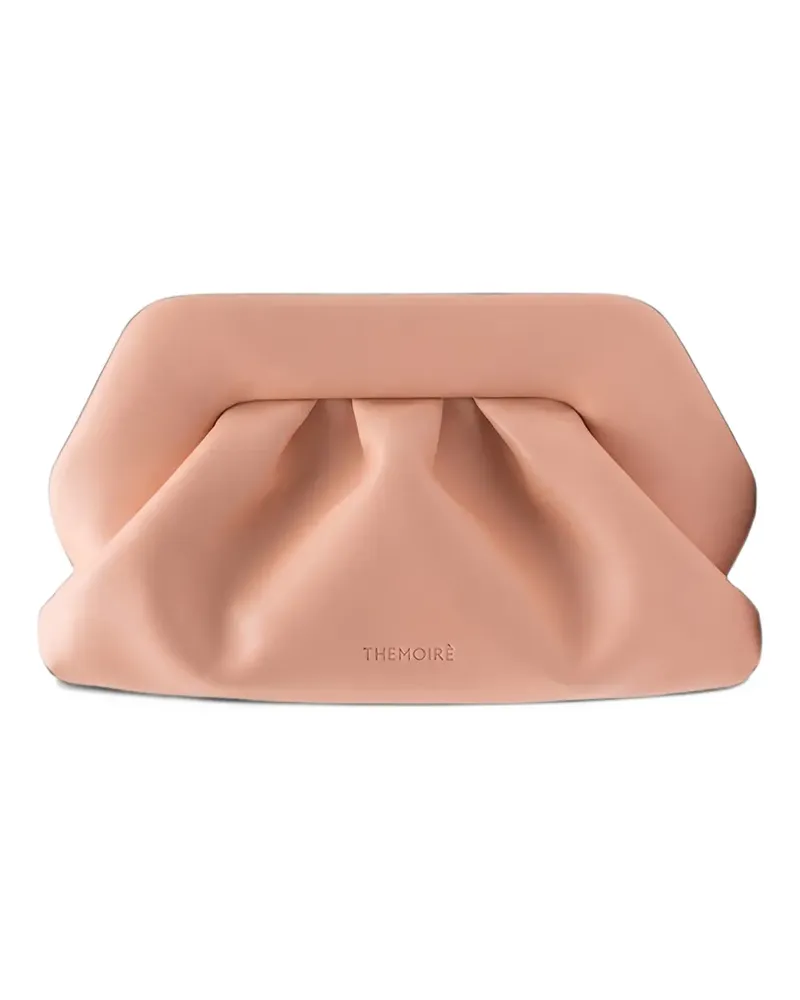 THEMOIRÈ Bios ruched clutch bag - Rosa Rosa