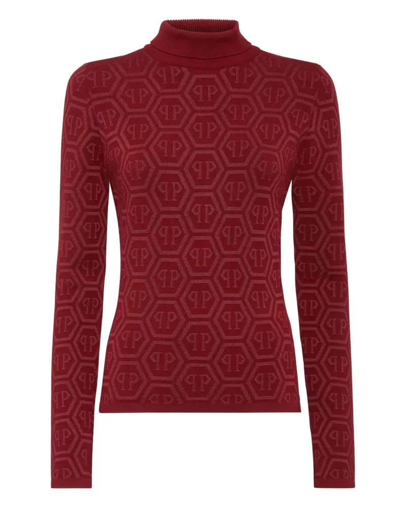 Philipp Plein Pullover mit Rollkragen - Rot Rot