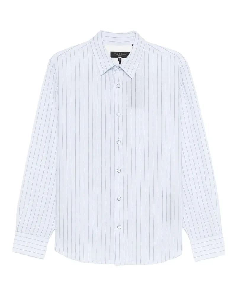 Rag & Bone Gestreiftes Hemd - Blau Blau