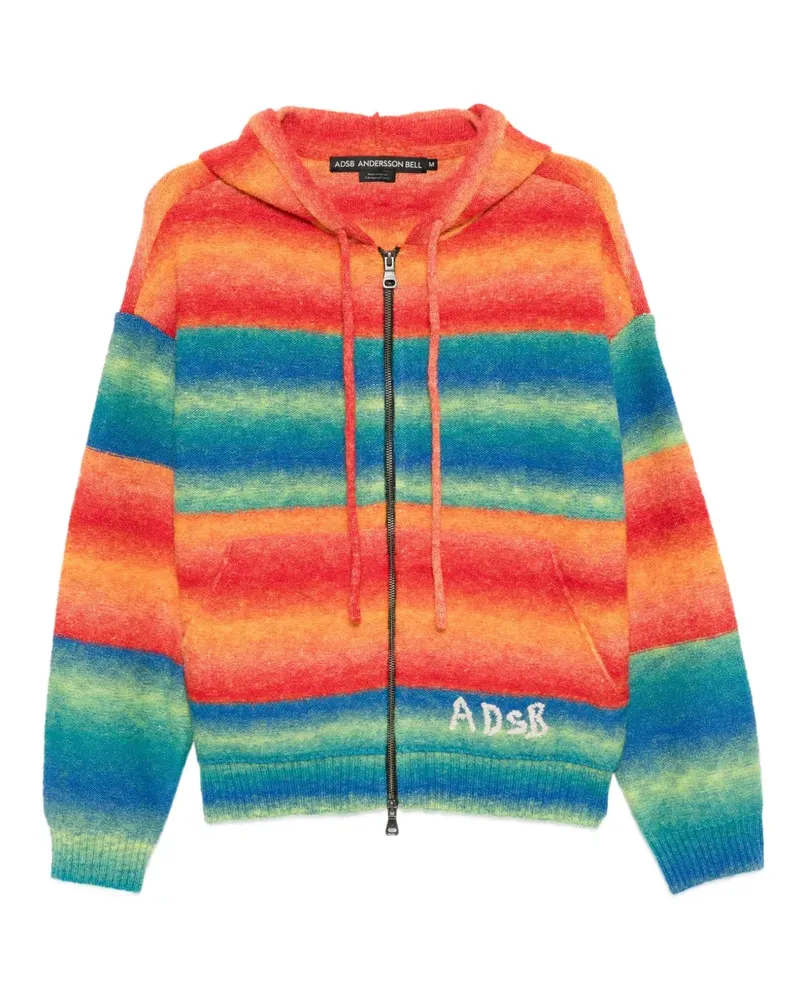 Andersson Bell Cardigan mit Logo-Stickerei - Orange Orange