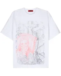 FourTwoFour on Fairfax Valentina Death T-Shirt Weiß