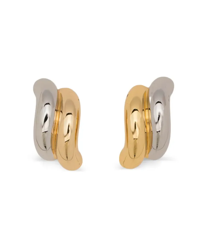 Eddie Borgo Ohrstecker in Kordeloptik - Silber Silber