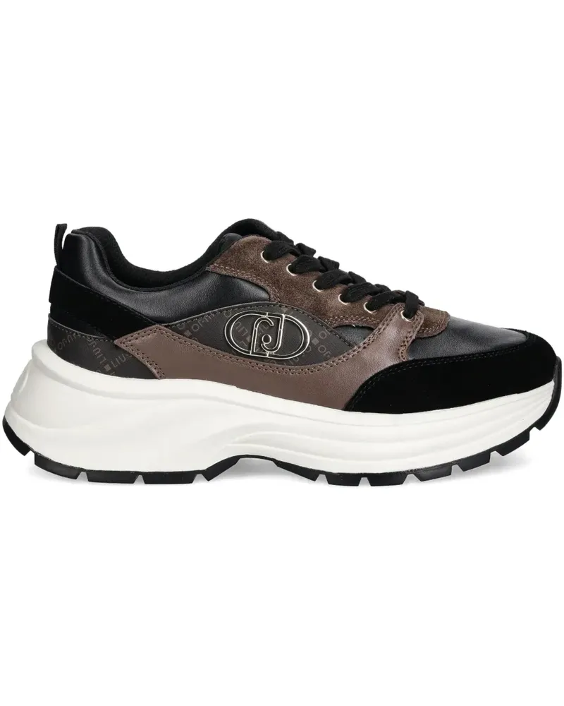 Liu Jo logo-detail sneakers - Schwarz Schwarz