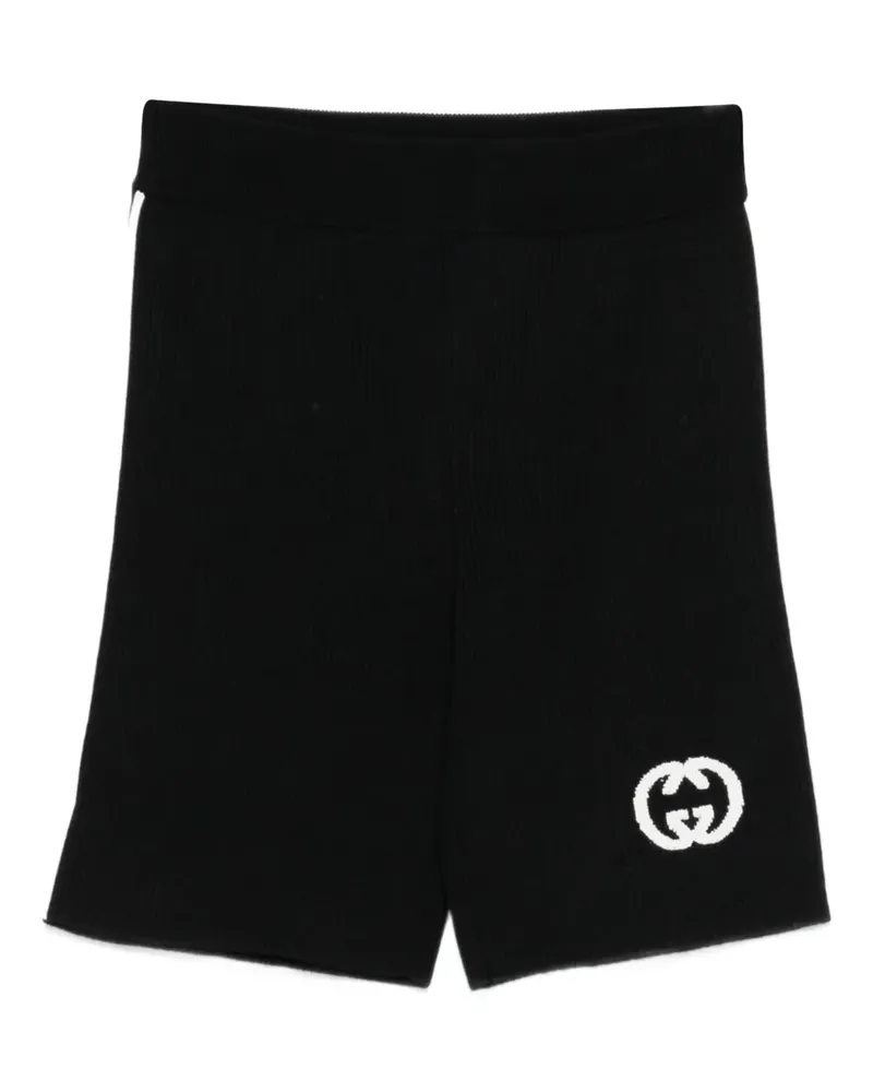 Gucci Shorts mit Logo-Motiv - Schwarz Schwarz