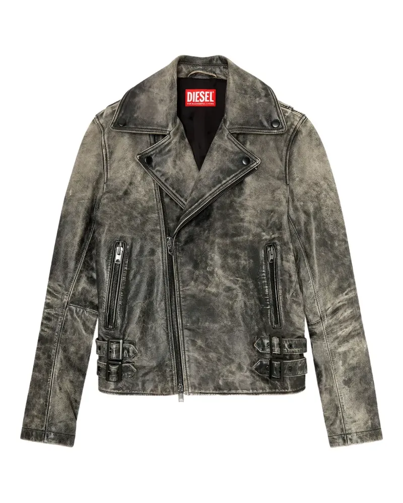 Diesel L-Eon biker jacket - Schwarz Schwarz