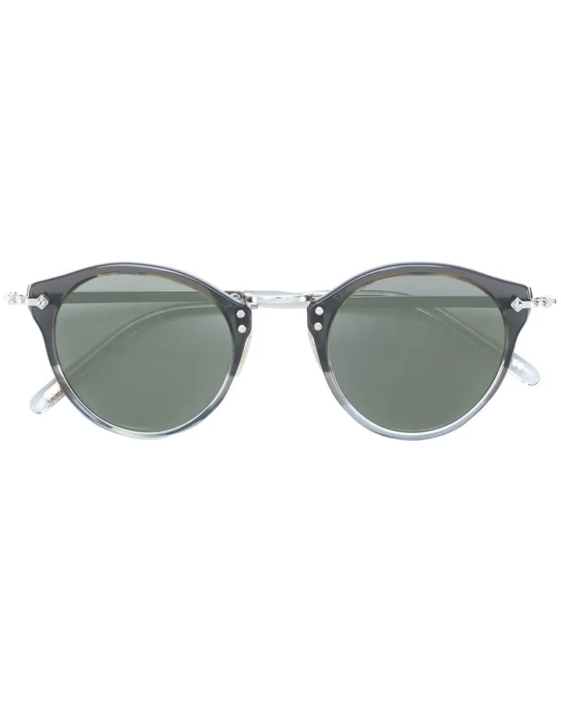 Oliver Peoples round frame sunglasses Schwarz