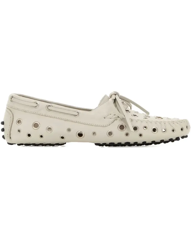 GIMAGUAS Segelschuhe mit Ösen - Weiß Weiß