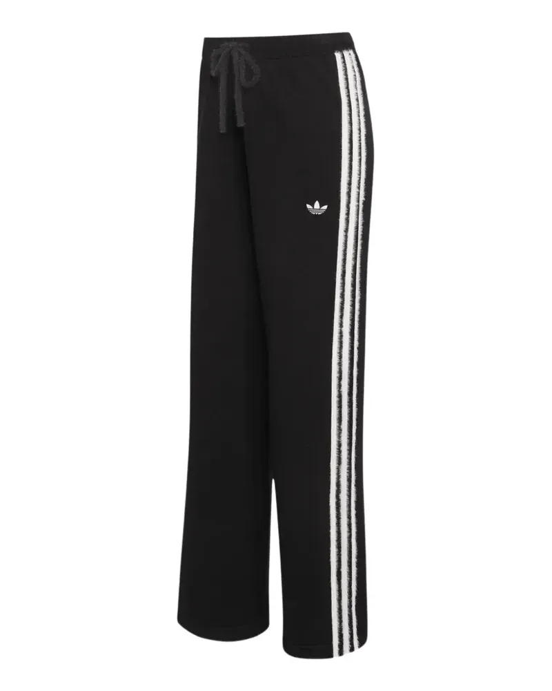 adidas Firebird logo-embroidered side-stripe track pants - Schwarz Schwarz