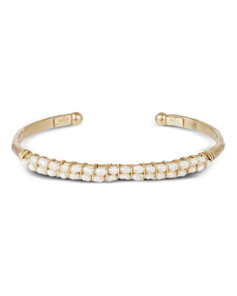 Gas Bijoux Lyre Armband mit Perlmutt - Gold Gold