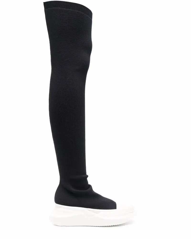 DRKSHDW by Rick Owens Overknee-Stiefel - Schwarz Schwarz