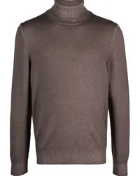 BARBA Pullover mit Rollkragen Braun