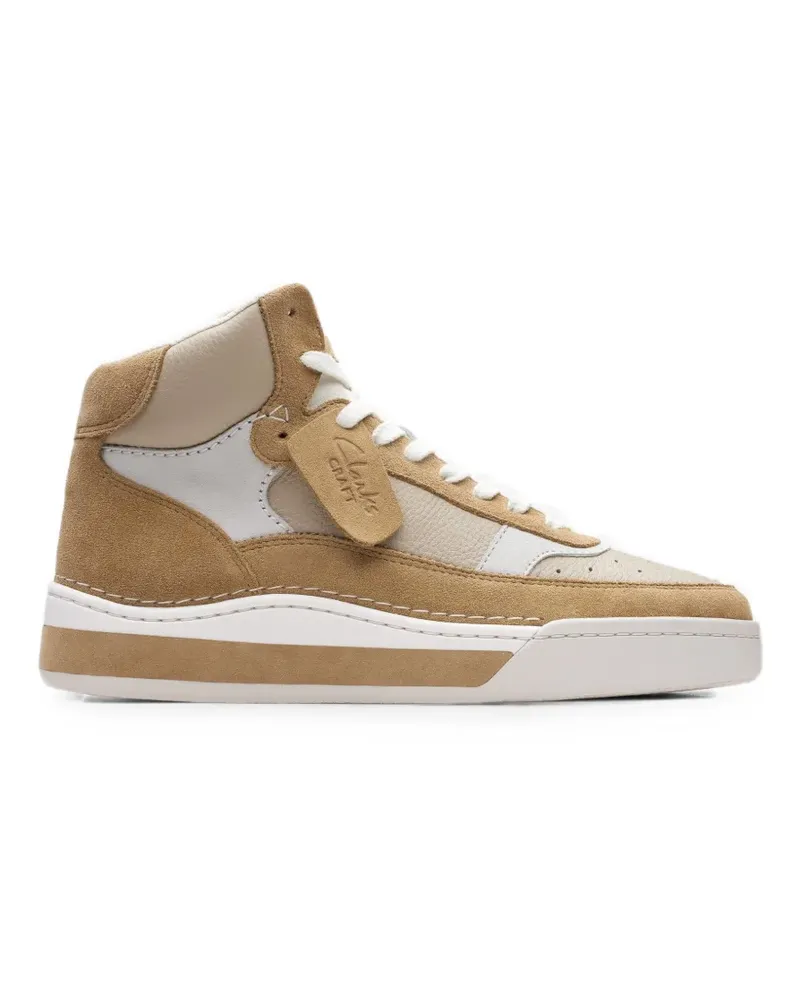 Clarks Craft Court panelled sneakers - Nude Nude