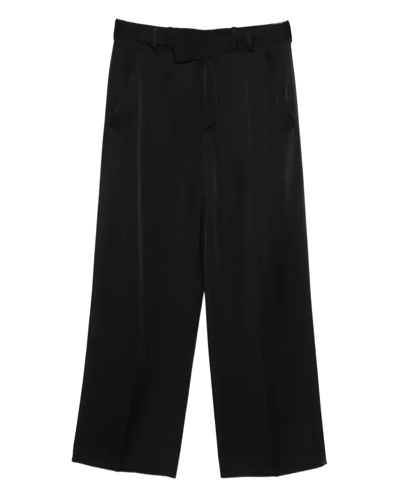 Ann Demeulemeester pleated pants - Schwarz Schwarz