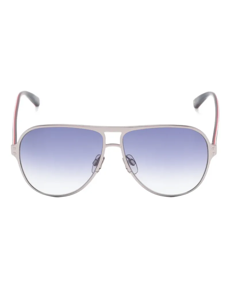 Tommy Hilfiger Getönte Pilotenbrille - Silber Silber