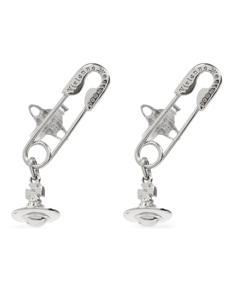 Vivienne Westwood Ohrringe mit Orb-Anhänger - Silber Silber