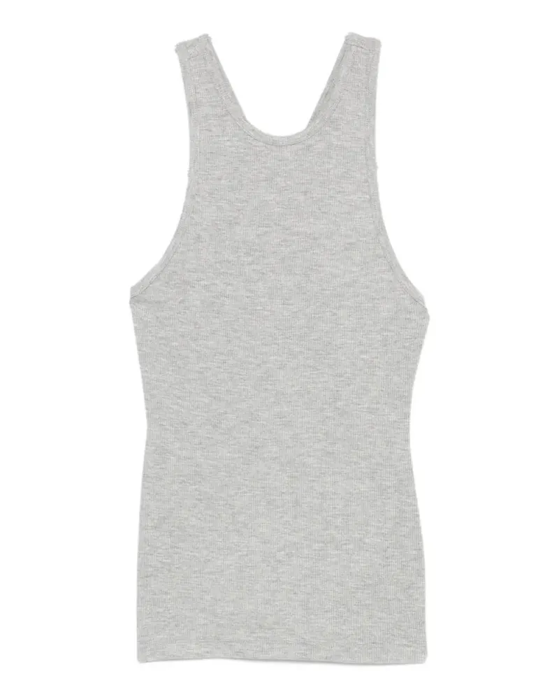 Nanushka Raisie ribbed-knit tank top - Grau Grau